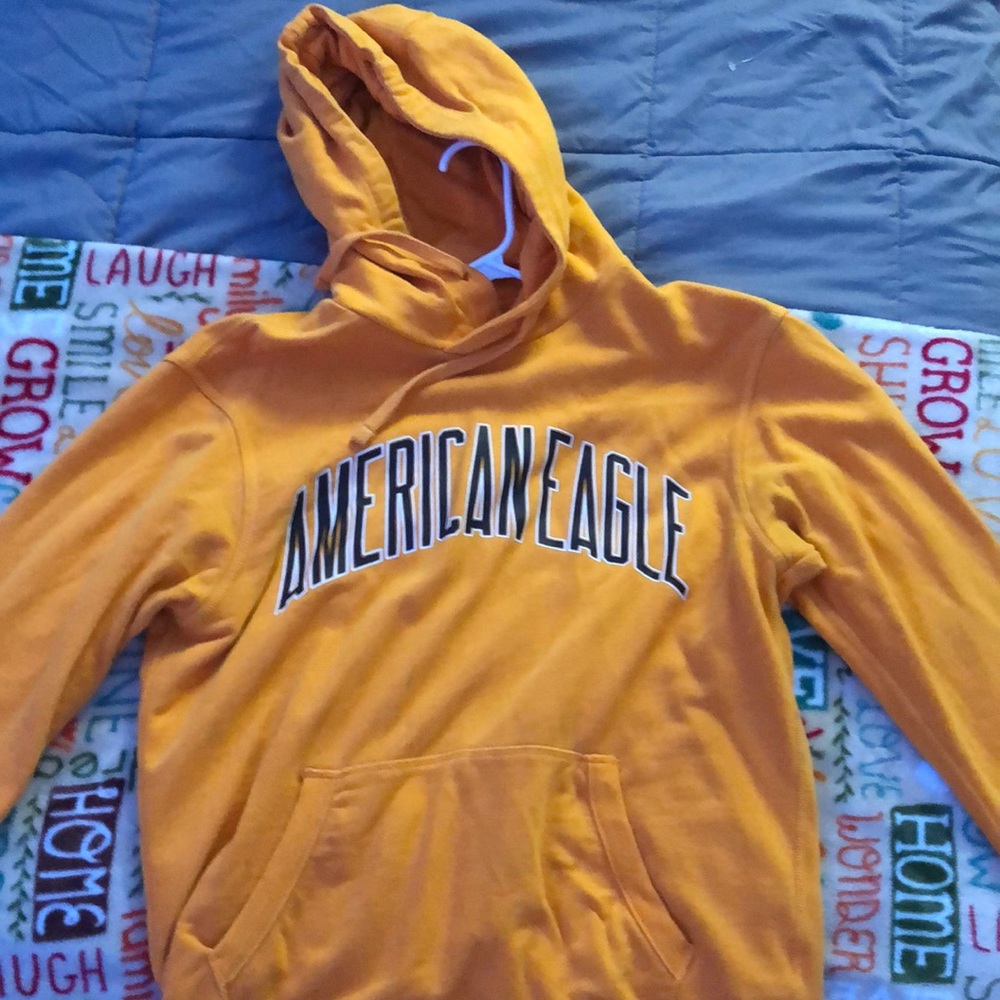 Yellow American Eagle Hoodie